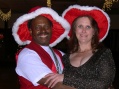 Art and Denyse in their holiday hats (1)