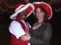 Art and Denyse in their holiday hats (2