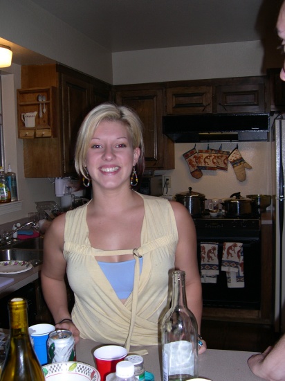 Tatiana in the kitchen